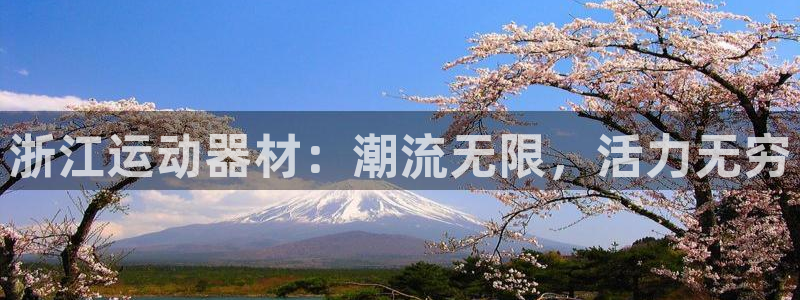 征途国际招商：浙江运动器材：潮流无限，活力无穷