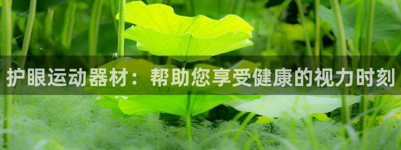 征途国际娱乐首页官网下载：护眼运动器材：帮助您享受健